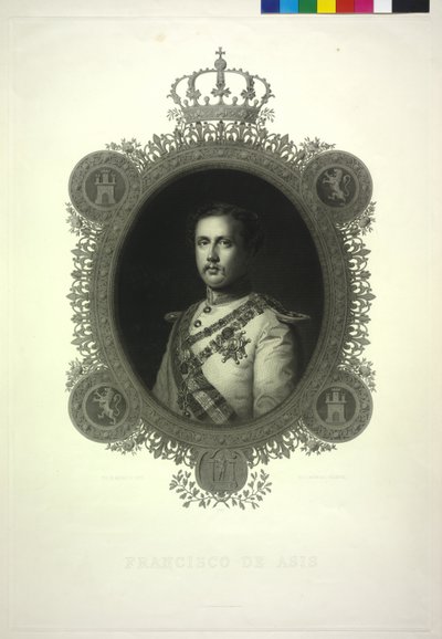 König von Spanien Franz von Luigi Calamatta