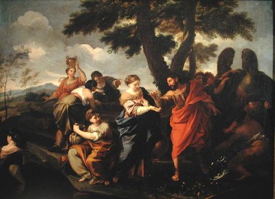Rebekka am Brunnen von Luigi Garzi
