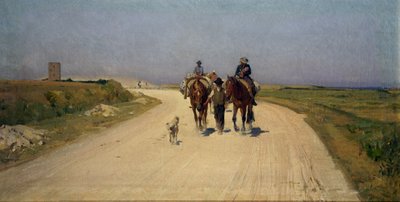 Sonnige Straße von Luigi Gioli