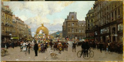 Mi-carême in Paris, ca. 1912 von Luigi Loir