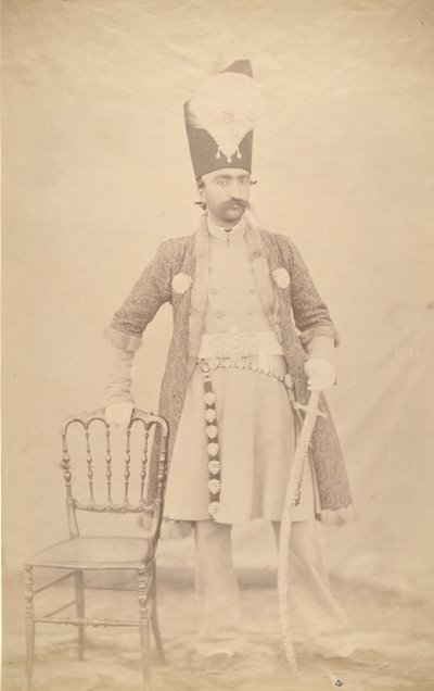 Naser al-Din Shah, ca. 1852-55 von Luigi Pesce