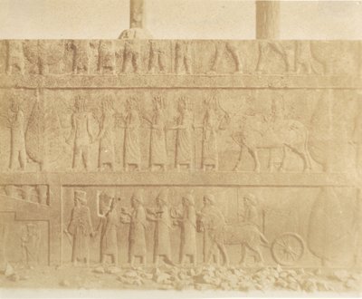 Prozession auf der Fassade der großen Treppe, 1858 von Luigi Pesce