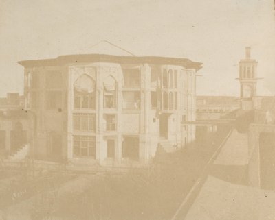 Teheran. Haus des Premierministers Nezanneh, 1858 von Luigi Pesce