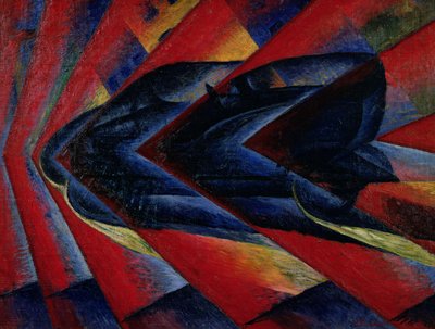 Der Dynamismus eines Automobils von Luigi Russolo