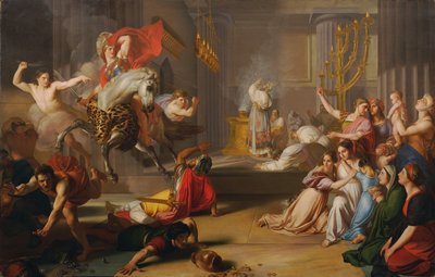 Die Vertreibung Heliodors aus dem Tempel von Luigi Sabatelli