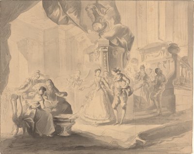 Tanz in einem Palast von Luis Paret y Alcazar