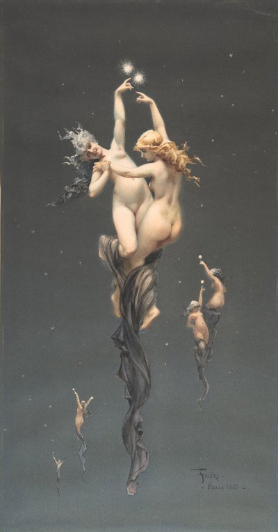 Zwillingssterne, 1851-96 von Luis Riccardo Falero