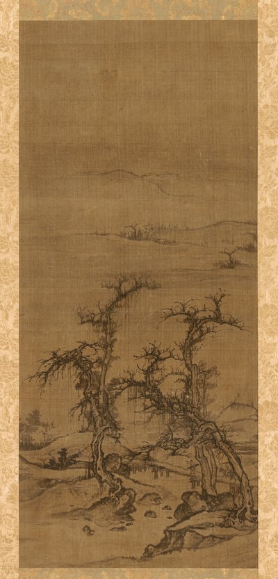 Mit einer Qin auf Besuch, 1271-1368 von Luo Zhichuan