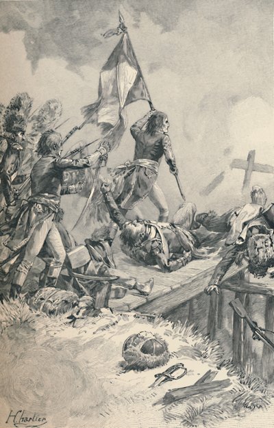 Bonaparte bei Arcole, 1796 von M. Haider
