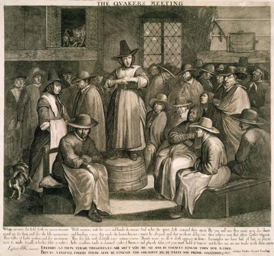 Das Quäkertreffen von Maarten van (after) Heemskerck