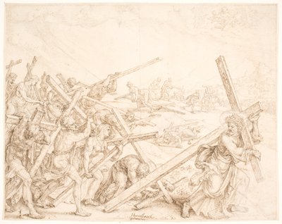Fiat voluntas tua (dein Wille geschehe) von Maarten van Heemskerck