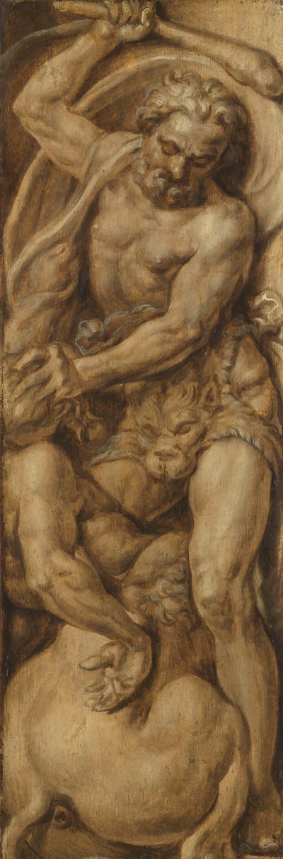 Herkules zerstört den Zentaur Nessus von Maarten van Heemskerck