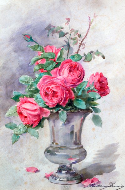 Blumenvase, ca. 1865-1928 von Madeleine Jeanne Lemaire