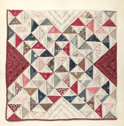 Patchwork-Quilt von Mae A. Clarke