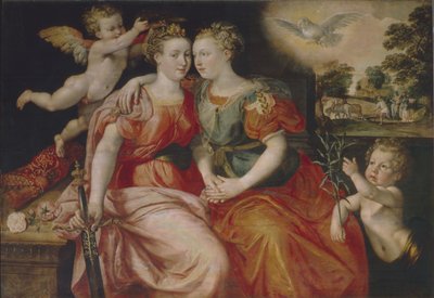 Allegorie des Friedens und der Gerechtigkeit von Maerten Vos de