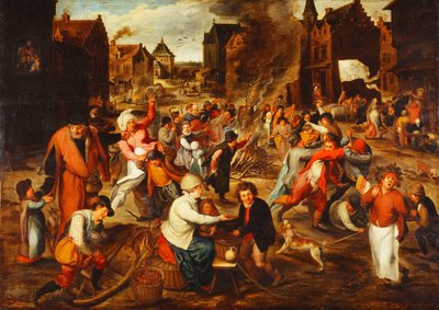 Das Fest des Heiligen von Maerten van Cleve