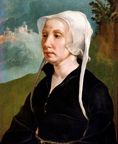 Porträt einer Frau, ca. 1540 von Maerten van Heemskerck