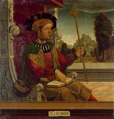 König Salomo, um 1525 von Maestro de Becerril