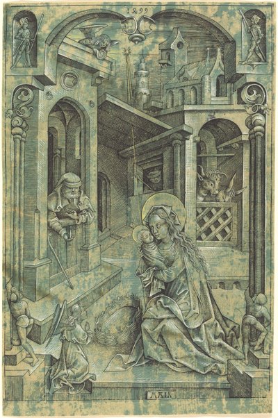 Die Geburt Christi von Mair von Landshut
