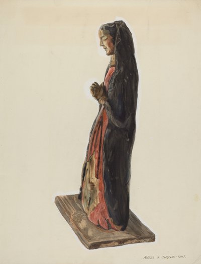Bulto Santa Rita, ca. 1939 von Majel G. Claflin