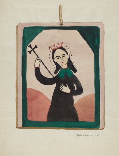 Retablo Jungfrau von Majel G. Claflin