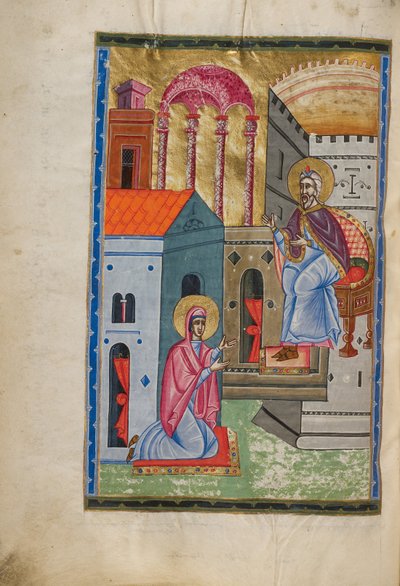 Hannah vor Eli, dem Hohepriester von Malnazar