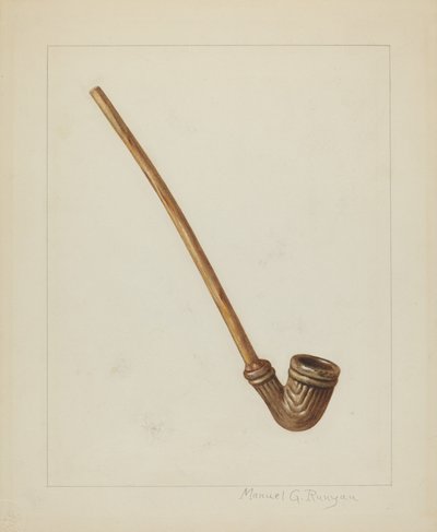 Pfeife, ca. 1938 von Manuel G. Runyan