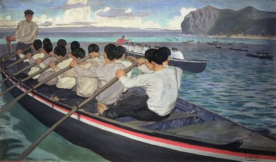 Die Ruderer, ca. 1912 von Manuel Losada
