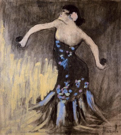 Flamenco-Tänzerin von Manuel Martinez Hugue Manolo