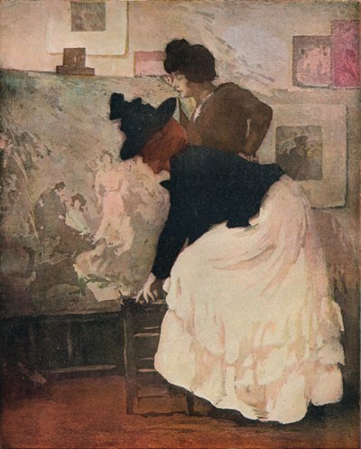 Die Kritiker, ca. 1902 von Manuel Robbe