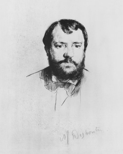 Ernest Hoschede, 1875 von Marcellin Gilbert Desboutin