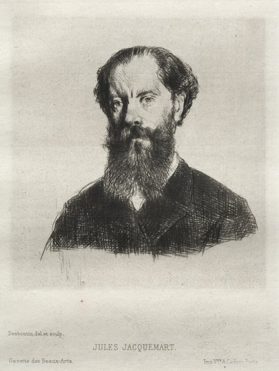 Jules Jacquemart, 1876 von Marcellin Gilbert Desboutin