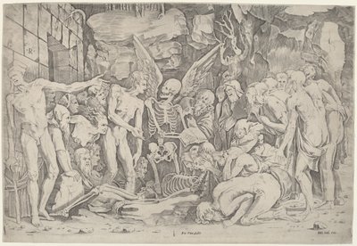 Die Skelette von Marco Dente, after Baccio Bandinelli