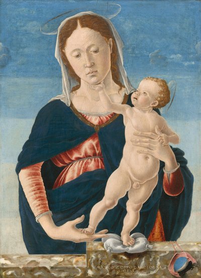 Madonna mit Kind von Marco Zoppo or Imitator