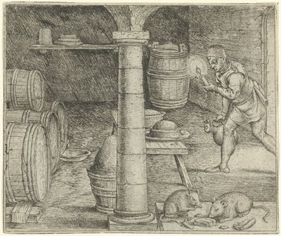 Fabel von den zwei Mäusen von Marcus Gheeraerts (I)