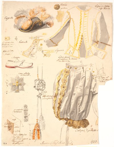 Details der Rittertracht des Dannebrog-Ordens von Marcus Tuscher