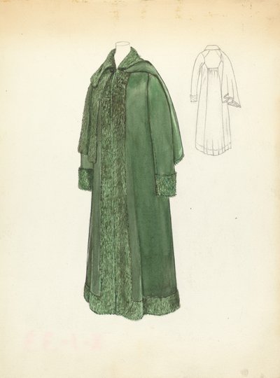 Damenmantel, 1935-42 von Margaret Concha
