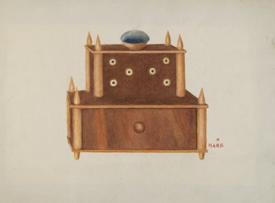 Schreibtisch von Margaret Stottlemeyer