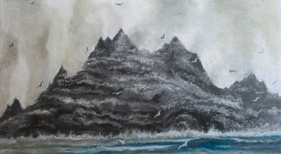 Stürmische Meere, Südirland. von Margo Starkey