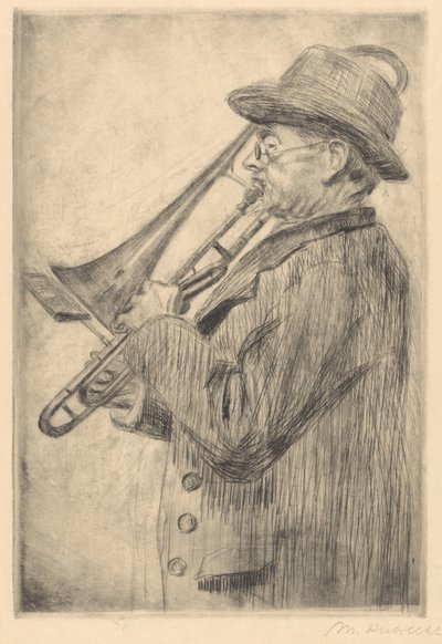 Posaunist von Maria Hubrecht (signed by artist)