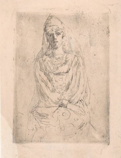 Sitzende Frau von Maria Hubrecht
