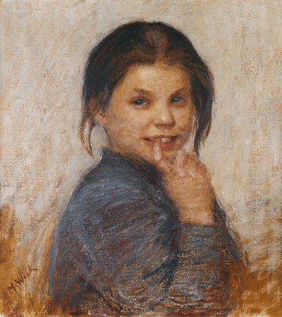 Porträt eines Mädchens von Maria Wiik
