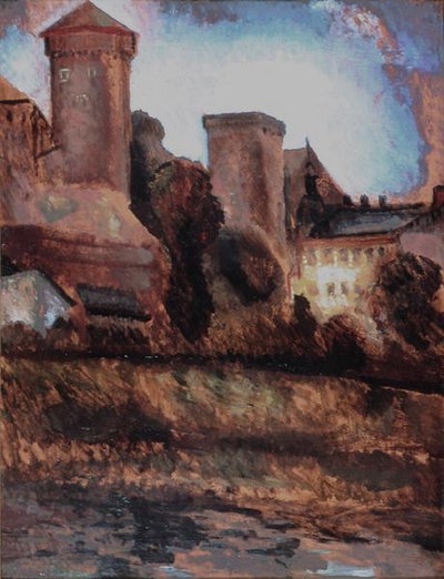 Wawel-Schloss, Krakau. ca. 1930 von Marian Szczyrbula