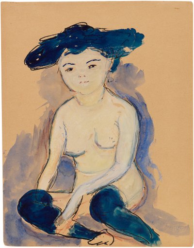 Helene mit modischer japanischer Frisur, 1909 von Marianne von Werefkin