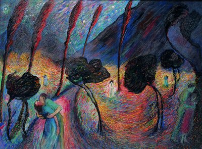 Wirbel der Liebe, ca. 1917 von Marianne von Werefkin