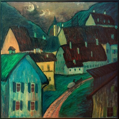 Abend in Murnau von Marianne von Werefkin