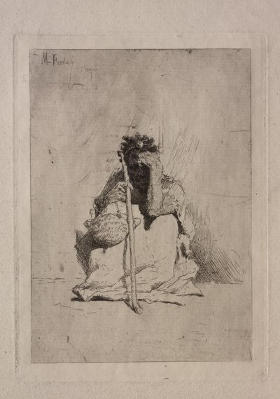 Sitzender Bettler von Mariano José María Bernardo Fortuny y Carbó