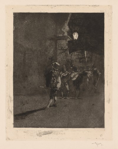 Serenade von Mariano José María Bernardo Fortuny y Carbó