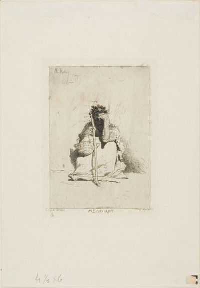 Ein Bettler von Mariano Fortuny y Marsal