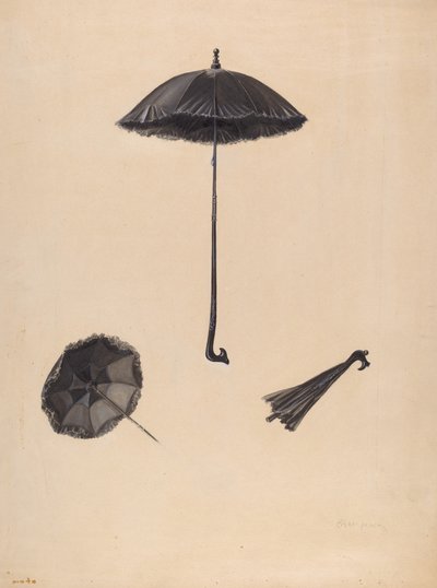 Sonnenschirm, ca. 1938 von Marie Alain